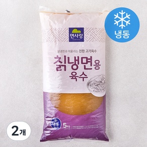 면사랑 칡냉면용 육수 (냉동), 5kg, 2개