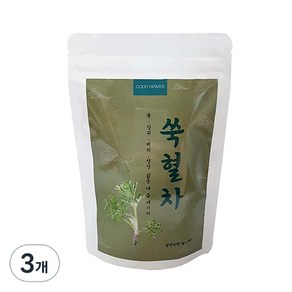 착한농부 쑥 생강 계피 참당귀뿌리 쑥혈차, 40g, 20개입, 3개, 2g