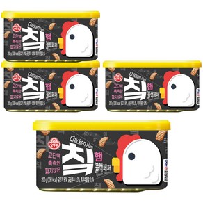 오뚜기 칰햄 블랙페퍼, 200g, 4개