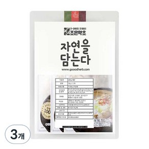 조은약초 대형 삼계탕, 300g, 3개