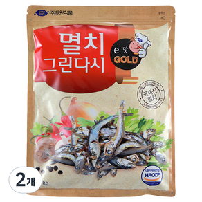 두원식품 멸치 그린다시, 1kg, 2개