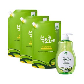 쑥소쿰 주방세제 750mL + 1.2L x 3p