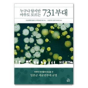 누구나 알지만 아무도 모르는 731부대:의학자 의사들의 양심을 건 일본군 세균전부대 규명, 건강미디어협동조합, 15년전쟁과 일본의 의학의료연구회