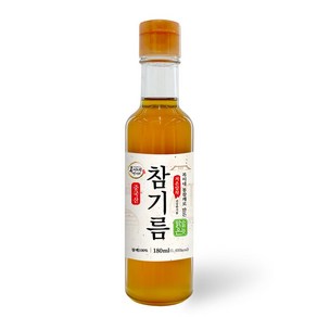 복이네먹거리 통깨로 만든 저온압착 순한맛 맑은참기름, 180ml, 1개