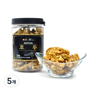 논앤밭위드 하루신선견과 호두 소, 150g, 5개