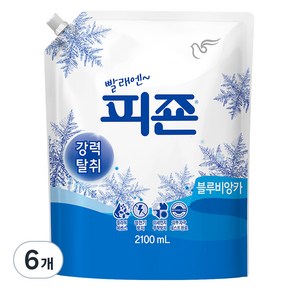 피죤 레귤러 블루비앙카, 2.1L, 6개