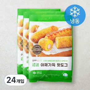 곰곰 야채가득 핫도그, 75g, 24개입