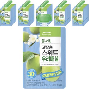 풀무원 풀스키친 고칼슘 스위트 우리매실 주스 100ml, 매실맛, 40개