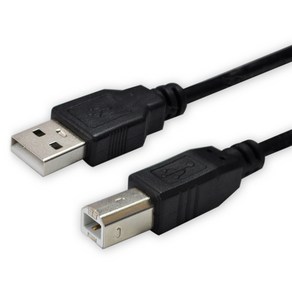 디옵텍 USB 2.0 A M B M 프린터 케이블 블랙 JUSTLINK U2AB100