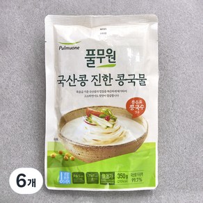 풀무원 진한 콩국물, 350g, 6개