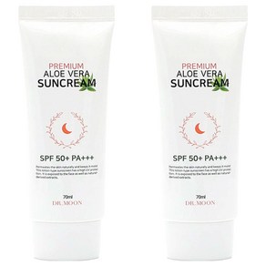 DRMOON 프리미엄 알로에베라 선크림 SPF50+ PA+++, 2개, 70ml