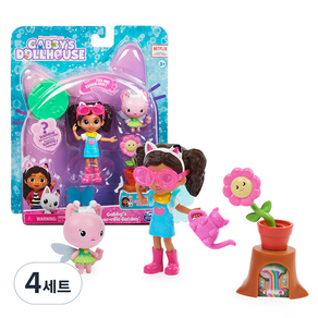 스핀마스터 개비의매직하우스 가든파티 세트, 25cm, 4세트