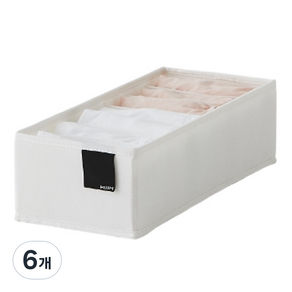 한샘 블랑 드레스룸 서랍정리함 7칸 S, 화이트, 6개