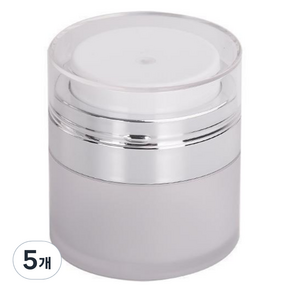 부드러운 진공 펌핑 크림 공병 15ml, 5개, 화이트