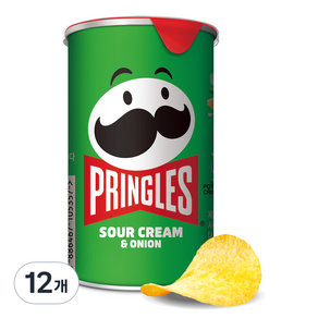 프링글스 양파맛, 53g, 12개