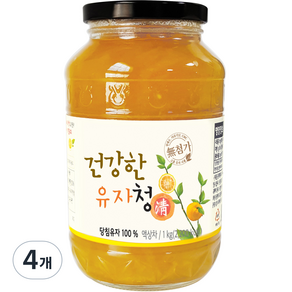 다온웰 건강한 유자청, 1kg, 4개