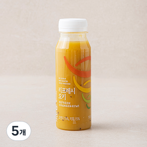 잠바주스 프리미엄 과채주스 오레지&키위, 5개, 190ml