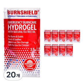 BURNSHIELD 하이드로겔 3.5ml, 20개