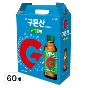 해태htb 구론산 스파클링 오리지날액 음료 선물세트, 150ml, 60개
