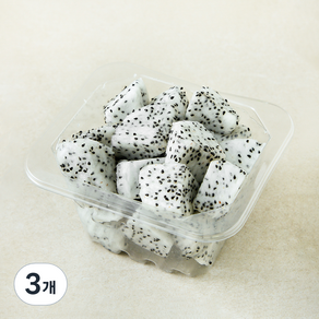 All바른농장 바로먹는 화이트 용과, 3개, 300g