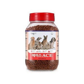 도그랑 어덜트 강아지 에이스 건식사료, 닭, 2kg, 1개