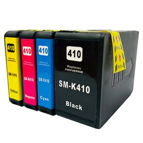 토너피아 삼성 프린터 대용량 호환잉크 INK-K410 + C410 + M410 + Y410 세트, Black, Cyan, Magenta, Yellow, 1개