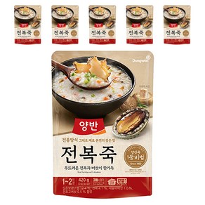 양반 전복죽, 420g, 6개