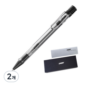 LAMY 사파리 볼펜 + 케이스 + 리플렛, 비스타, 2개