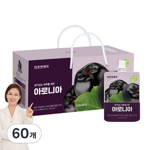 천호엔케어 생기있는 하루를 위한 아로니아즙, 70ml, 60개