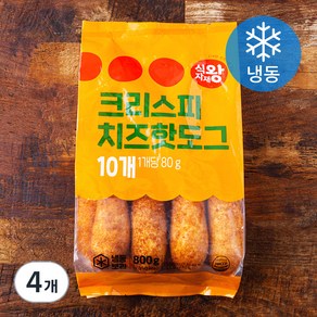 식자재왕 크리스피 치즈 핫도그 (냉동), 800g, 4개