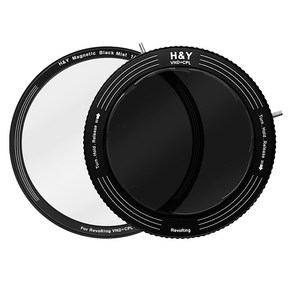 에이치앤와이 레보링 가변 ND3-1000CPL + 1/4 블랙미스트 67-82mm, 1개