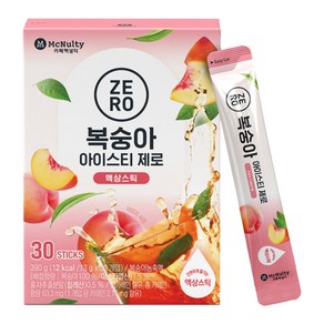 맥널티커피 복숭아 아이스티 제로, 13g, 1개