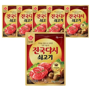 미원 진국다시쇠고기, 1kg, 6개