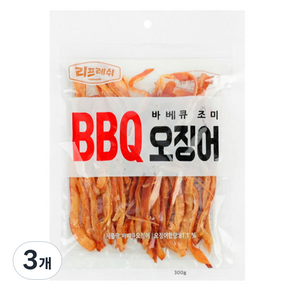 리프레쉬 바베큐 오징어, 300g, 3개