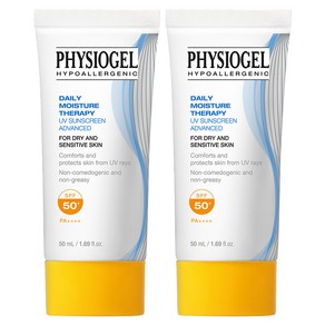 피지오겔 DMT UV 어드밴스드 썬스크린 SPF50+ PA++++, 50ml, 2개