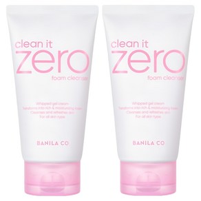 바닐라코 클린 잇 제로 폼 클렌저, 150ml, 2개