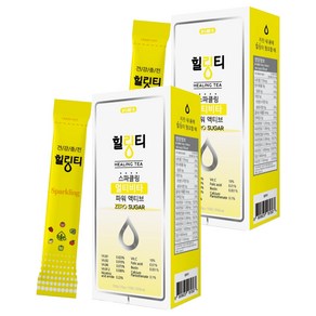 닥터스원 힐링티 스파클링 멀티비타 파워 액티브 ZERO SUGAR 10p, 100g, 2개