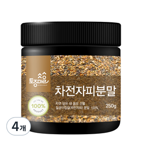 토종마을 차전자피가루, 4개, 250g