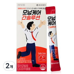 모닝케어 동아제약 간솔루션 14p, 238ml, 2개