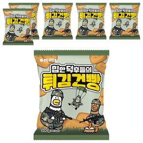 명도물산 힙한 덕후들의 튀김 건빵, 100g, 6개