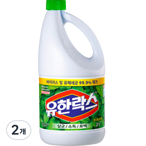 유한락스 후레쉬, 2L, 2개