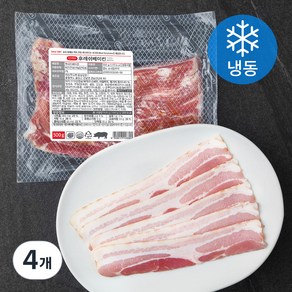 에쓰푸드 베이컨 (냉동), 500g, 4개