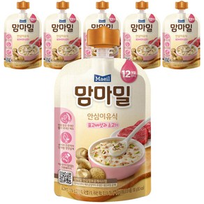 매일유업 맘마밀 안심이유식, 100g, 6개