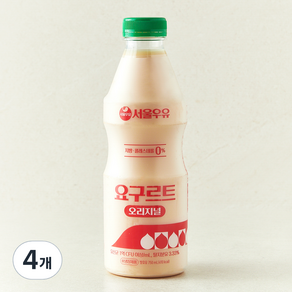 서울우유 요구르트, 4개, 1개입, 750ml