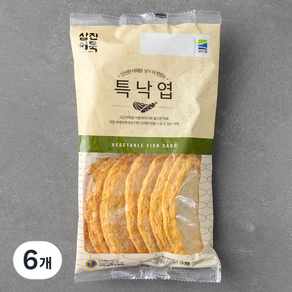 삼진어묵 특낙엽어묵, 280g, 6개