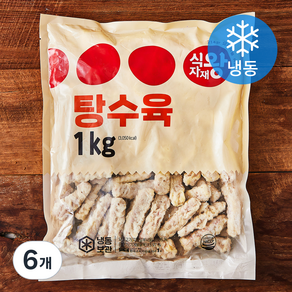 식자재왕 탕수육 (냉동), 1kg, 6개