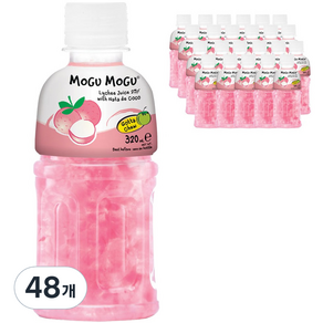 모구모구 과채음료 리치맛, 320ml, 48개