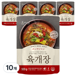 참스토리 육개장, 10개, 500g