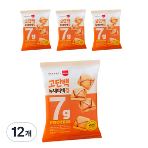 단백질과자점 고단백 누네띠네칩, 55g, 12개