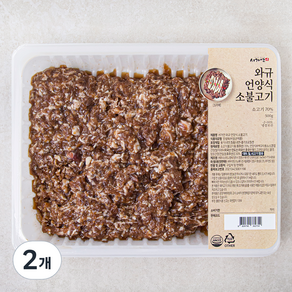 서가연 와규 언양식 소불고기, 500g, 2개